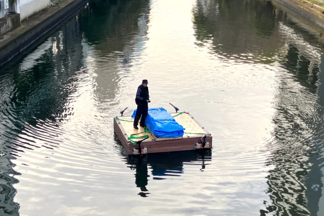 台船型水上ドローン RBBC